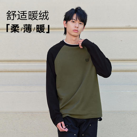 gxg.jeans男装2024年春季热卖多色插肩袖圆领长袖针织J24D13400814 商品图2