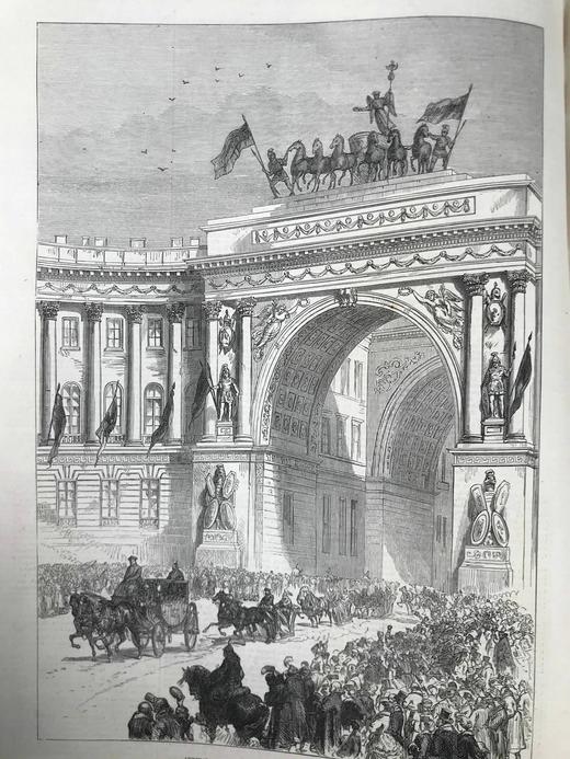 41*30cm！1874年上半年 伦敦新闻画报 数百幅版画插图 布脊精装8开 商品图4