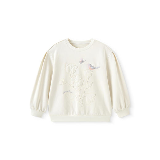 【商场同款】英氏儿童T恤春夏季长袖女宝卫衣中大童上衣2025新款 商品图4