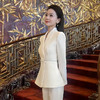 IWY/高级感职业西装套装女秋冬气质总裁阔腿裤正式场合职场正装C15106+P35106 商品缩略图4