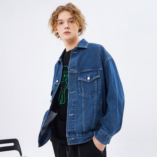 gxgjeans男装夹克秋季热卖夹克JC121002F 商品图1