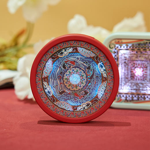 敦煌系列 藻井纸雕 飞天纸雕 分层冰箱贴小夜灯 商品图2