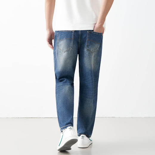 gxg.jeans男装  蓝色经典水洗休闲牛仔裤JHF10500531 商品图2