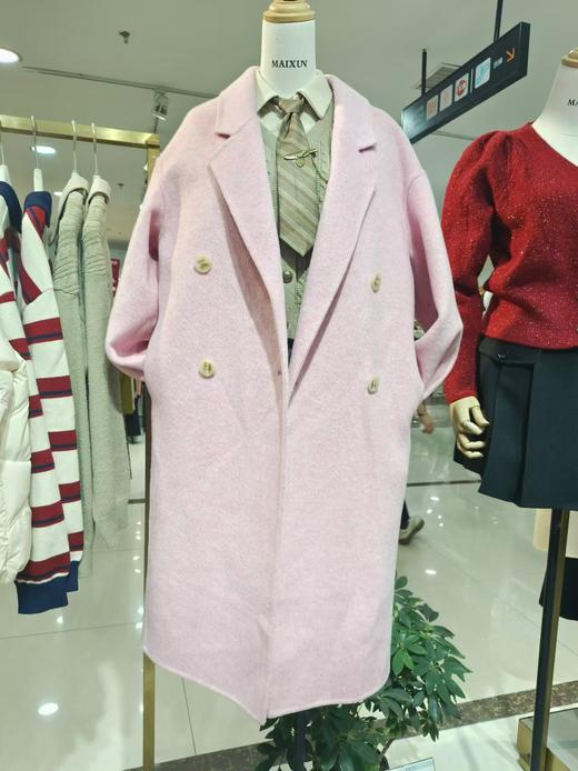 OSONESING羊毛女士中长款大衣 商品图0