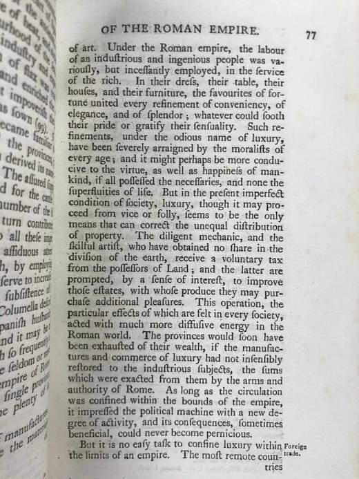 1781年 吉本《罗马帝国衰亡史》（全6卷）  1幅肖像插图1幅展开地图 全真皮精装大32开 商品图6