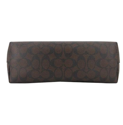 COACH蔻驰30老花托特包大号女款深棕色 商品图4