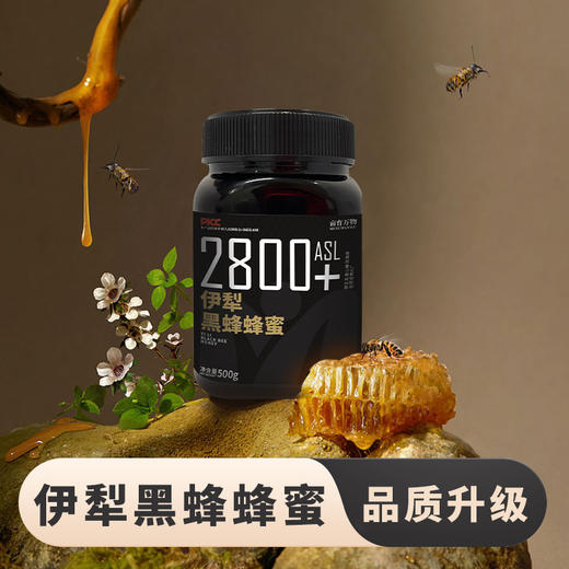 【地道好味 | 伊犁雪蜜/黑蜂蜂蜜500g*2瓶装】伊犁高海拔独特蜜源，自然成熟蜜，雪蜜细腻如雪，口感甜而不齁，清香好喝；黑蜂蜂蜜具有独特的中药材气味，口感绵润。 商品图11