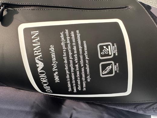 超厚实！Emporio Armani 24新款EA羽绒服男款正价7k 商品图10