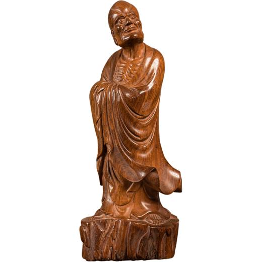 二十世纪 黄花梨雕罗汉像 商品图5