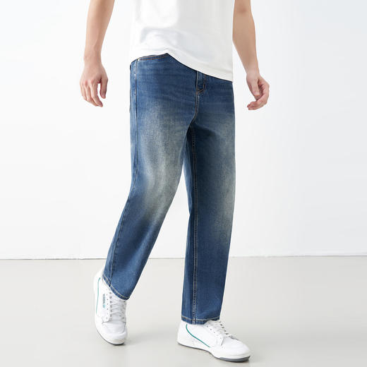 gxg.jeans男装  蓝色经典水洗休闲牛仔裤JHF10500531 商品图1