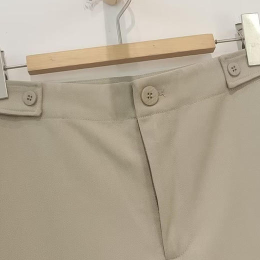 VIVIAN LIU R2425001梅春女装新款斜插兜脚口开叉休闲长裤 商品图3