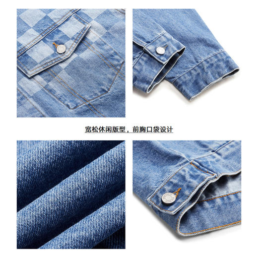 gxg.jeans男装  春季热卖翻领牛仔夹克JHF1E800371 商品图3