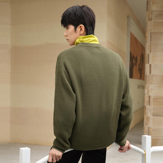 gxg.jeans男装秋季主题设计低领针织衫JEX12000813 商品图2