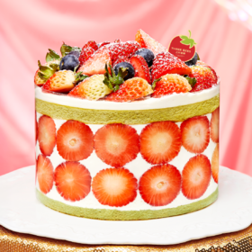 草莓满贯裸蛋糕（春节限定）