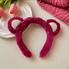 【阔爱草莓熊合集】可爱小熊发箍 敷面膜洗脸洗头毛绒发带 网红发夹草莓熊 颅顶束发带-QQ 商品缩略图7