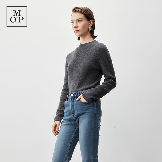 【100%绵羊毛】Marc O'Polo/MOP2024冬季新款高领打底针织衫女士 商品图3