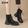 ZHR则则英伦风厚底马丁靴女2024新款时尚潮流百搭显瘦短靴小个子 商品缩略图6