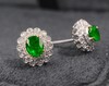 1ct刻面祖母绿耳钉 商品缩略图2