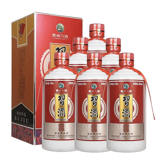 【2020年】习酒贵州习酒 酱香型白酒 53度 500mL 6瓶 习酒红习酒 商品图4