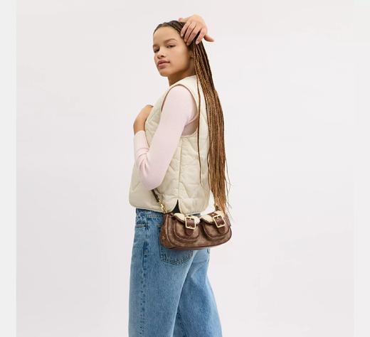 Coach Ashton 冬季限量款羊羔毛🐑拼皮包 商品图3