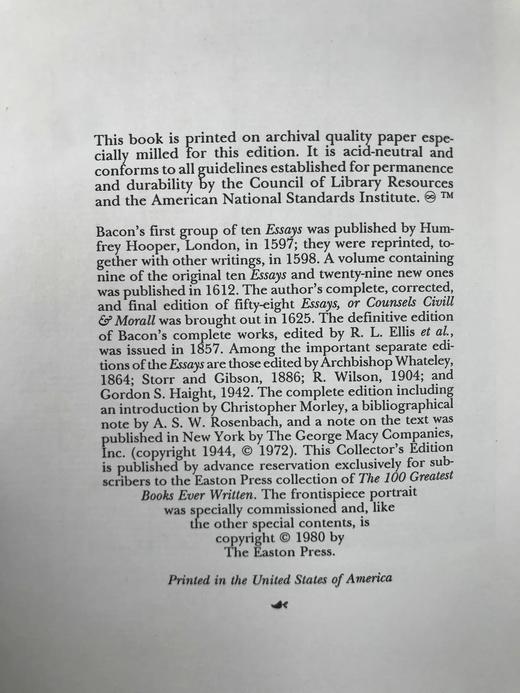 培根随笔集 1幅肖像插图 豪华皮装16开 商品图4