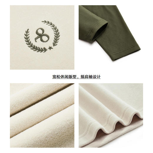 gxg.jeans男装2024年春季热卖多色插肩袖圆领长袖针织J24D13400814 商品图4