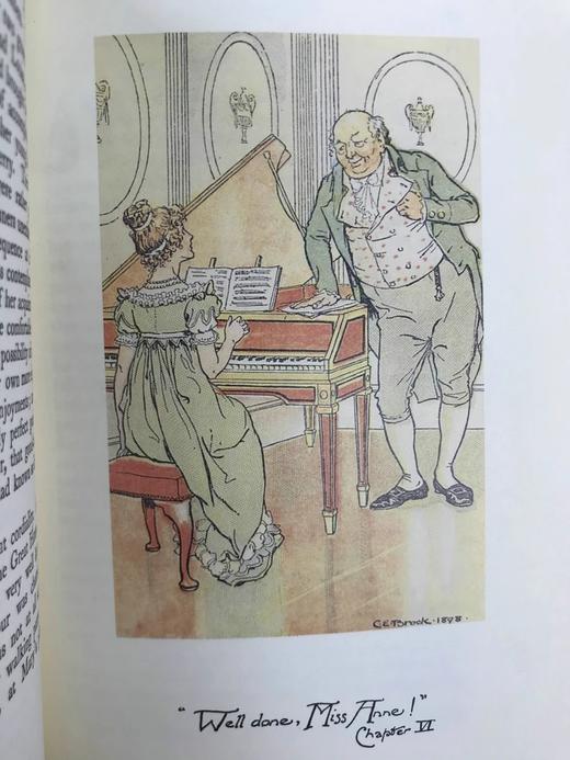 简·奥斯汀《劝导》 6幅彩色插图 豪华皮装大32开 商品图5