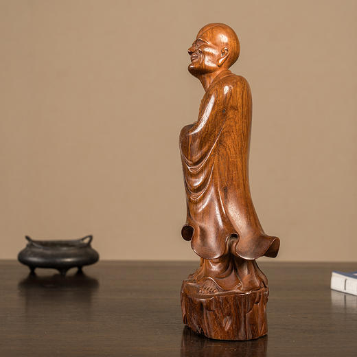 二十世纪 黄花梨雕罗汉像 商品图4