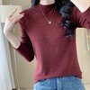 [99元2件]女士小高领打底衫立领经典设计【FF24815】 商品缩略图4
