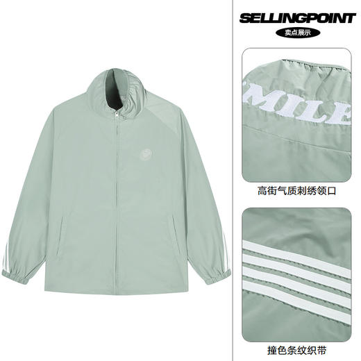 gxgjeans男装秋季夹克男流韩版撞色休闲夹克外套 商品图3