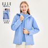 ELLE Active秋冬新款三合一风衣女款中长外套夹克休闲派克服保暖 商品缩略图0