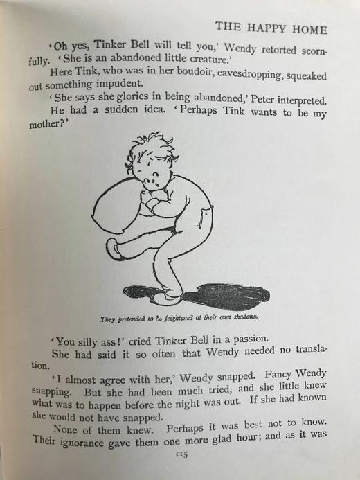 1932年 詹姆斯·巴利《彼得潘与温蒂》 28幅插图 布面精装18开 商品图13