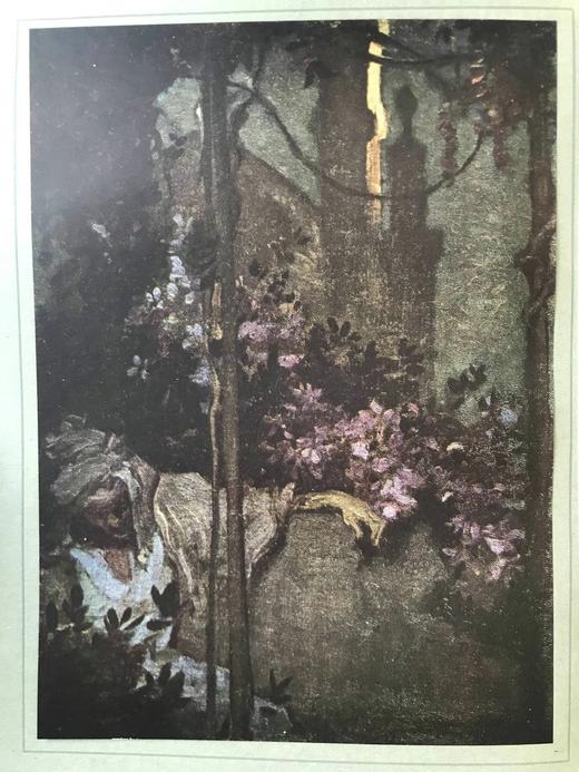 1919年 鲁拜集 布朗温15幅彩色手工贴图 漆布精装16开 商品图2