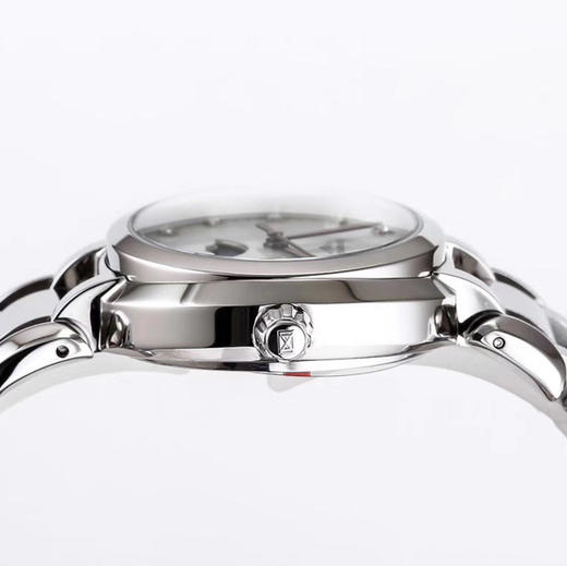 LONGINES浪琴 心月系列 石英机芯 月相镶钻 女表 瑞表 30.5mm 贝母色表盘 精钢表壳 精钢表带（XL） 商品图3