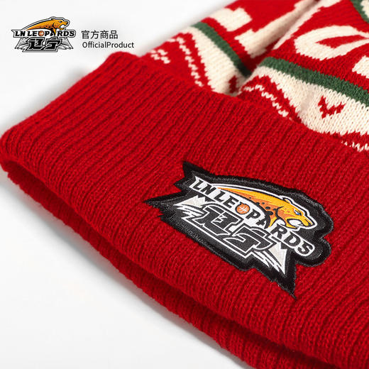 【官方正版】辽宁飞豹男篮 | 复古提花毛线帽球迷节日氛围保暖 商品图4
