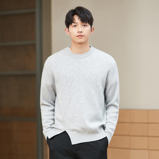 gxg.jeans男装  春季热卖不规则开叉设计圆领毛衫JFD12000521 商品图1