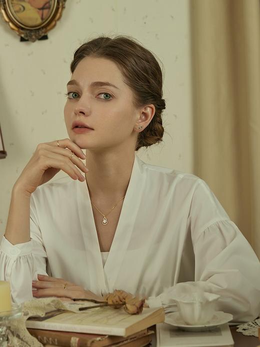 Oflye潮流饰品   彩虹色多钻耳排多巴胺彩色耳钉女新款小清新轻奢甜美气质耳饰 商品图2