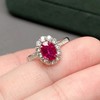 0.77ct刻面红宝石戒指 商品缩略图0
