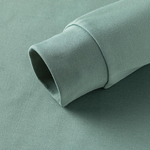 罗蒙秋冬保暖男士Polo衫含羊毛蚕丝双面磨毛撞色领休闲商务长袖polo衫 商品图10