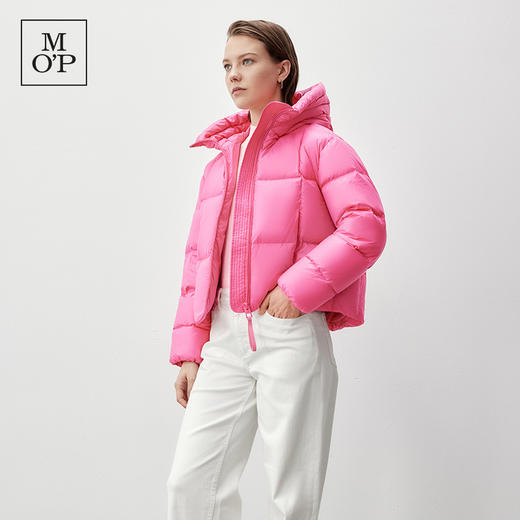 Marc O'Polo/MOP冬季新款黑金短款保暖连帽羽绒服女士面包服 商品图4