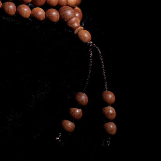 【青山特惠】0.6*108颗印度迈索尔正区黑肉老山檀手串 L30 商品图6