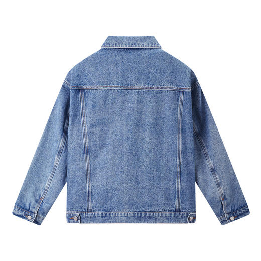 gxg.jeans男装冬季热卖夹克翻领棉蓝色夹克JEX12100384 商品图1