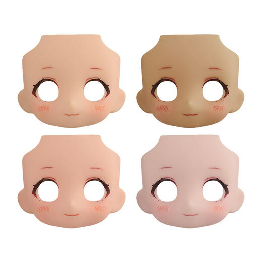 【GSC现货】粘土娃 定制脸部 Make Up！：Megutsuki01 桃色/肉桂色/奶油色/杏仁奶 商品图4