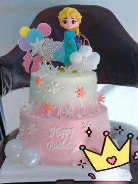 【爱莎公主创意双层定制086款】