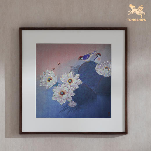 铜师傅 手工錾刻 铜雕画《恋歌》客厅玄关画沙发背景墙装饰画 商品图0