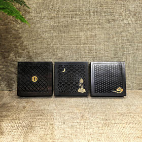 4h荷花/祥云/钱币°镂空盘香盒