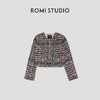 ROMI STUDIO【高定系列】 气质小香风复古拼色小个子短款外套 W3478 商品缩略图4
