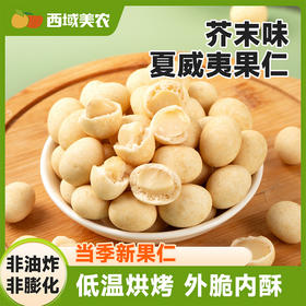 【1件减10，2件减20，售完不补！】西域美农 芥末脆皮夏威夷果仁500g  生产日期2025年12月25日，保质期6个月