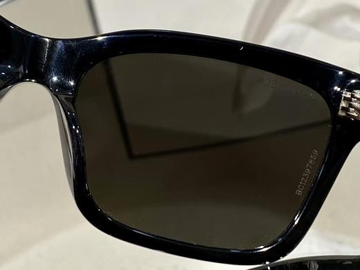 CHANEL香奈儿 侧面双C字母Logo 板材镜架 方形 太阳眼镜 女款 黑色 商品图3