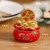 【可爱的造型！新年吉祥物】蛋糕装饰摆件聚宝盆好运钱袋树脂工艺品可爱摆件新年吉祥物装饰品。ry 商品缩略图7